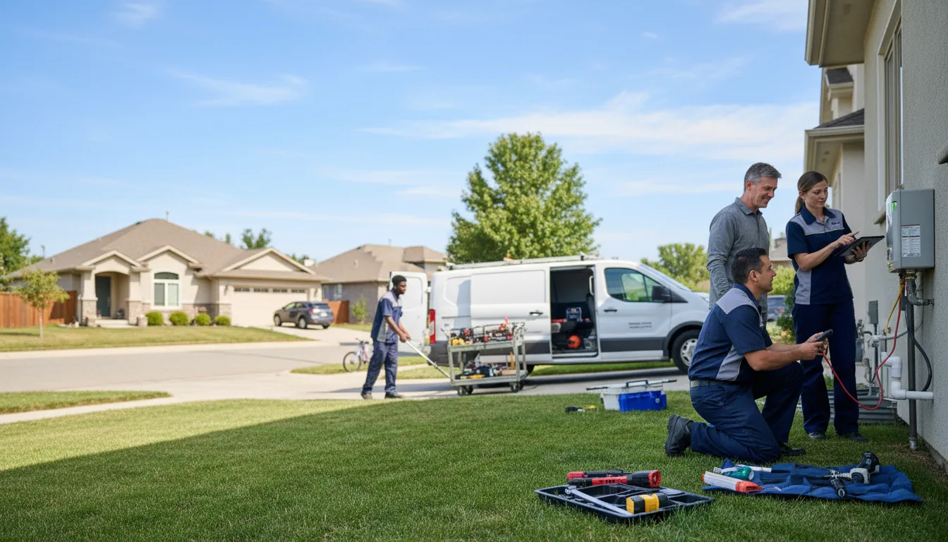Tankless water heater service in Combes, TX